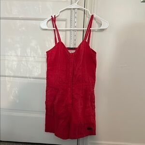 Red SuperDry Romper